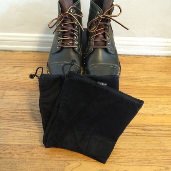 n.d.c. "Duffy L" Handmade Leather Pull Up Boots - Size 38 (US 8) - Picture 10 of 13